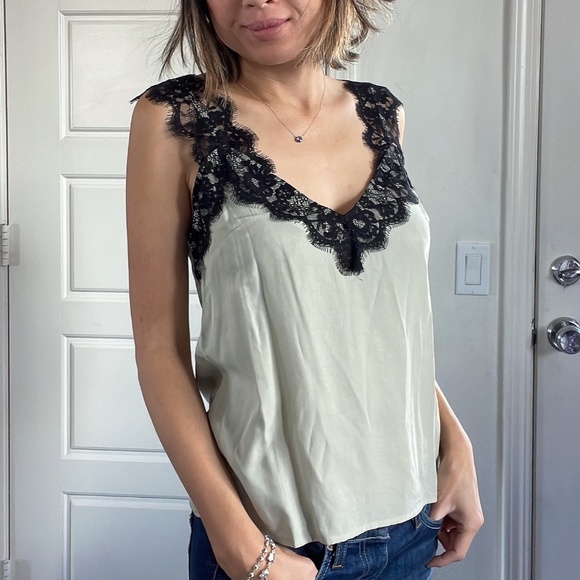 #51 Boho Eyelash lace Tank Top - Picture 10 of 13